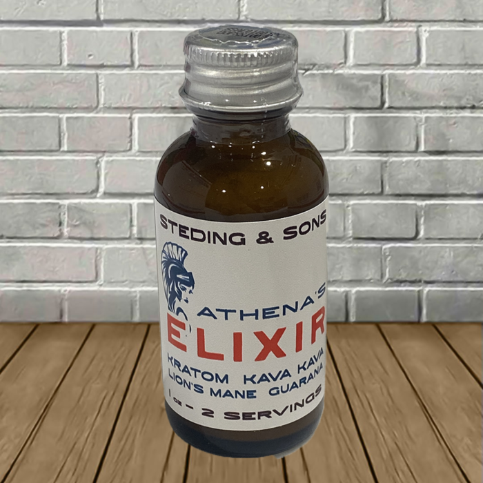 1836 Kratom Athena's Elixir Kratom + Kava Extract Shot 30ml