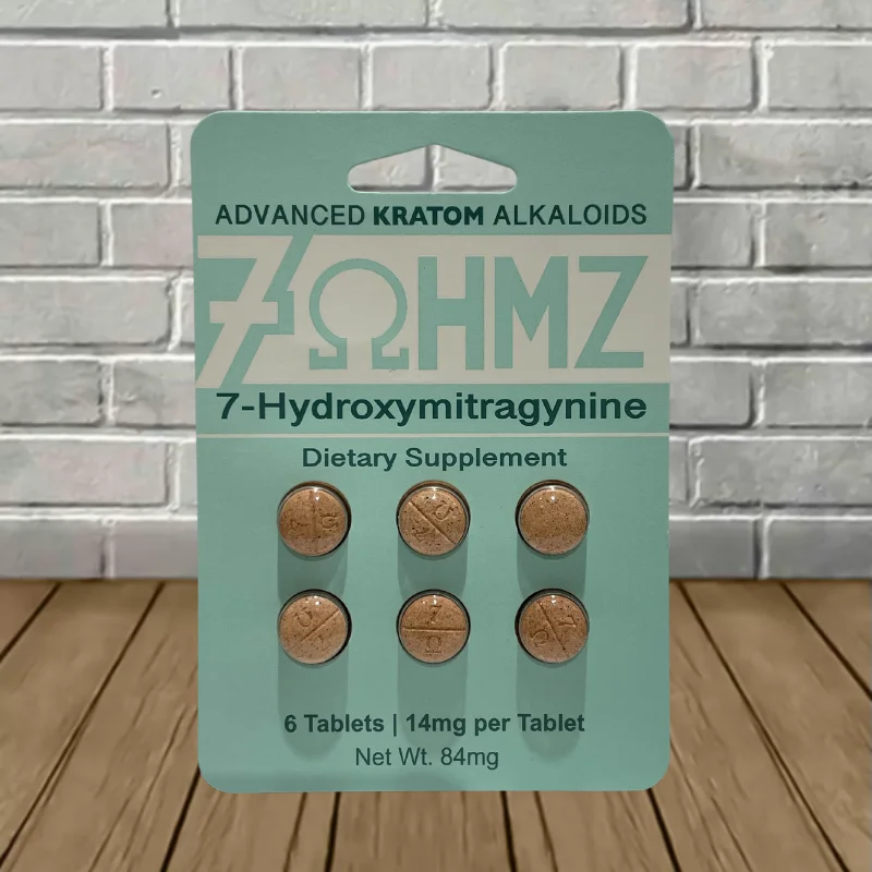7OHMZ 7-Hydroxymitragynine Extract Tablets 6ct
