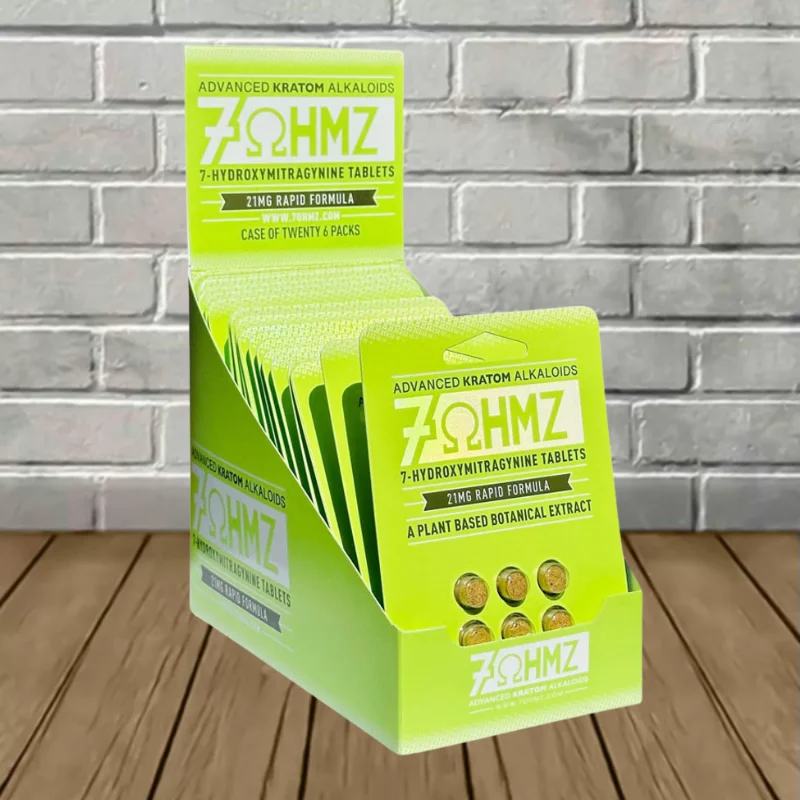 7OHMZ 7-Hydroxymitragynine Rapid Formula Tablets 21mg BULK CASE DEAL