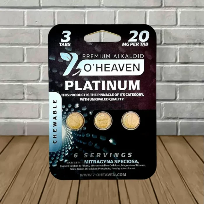 7 O'Heaven 7-Hydroxy Tablets Platinum Blister Pack