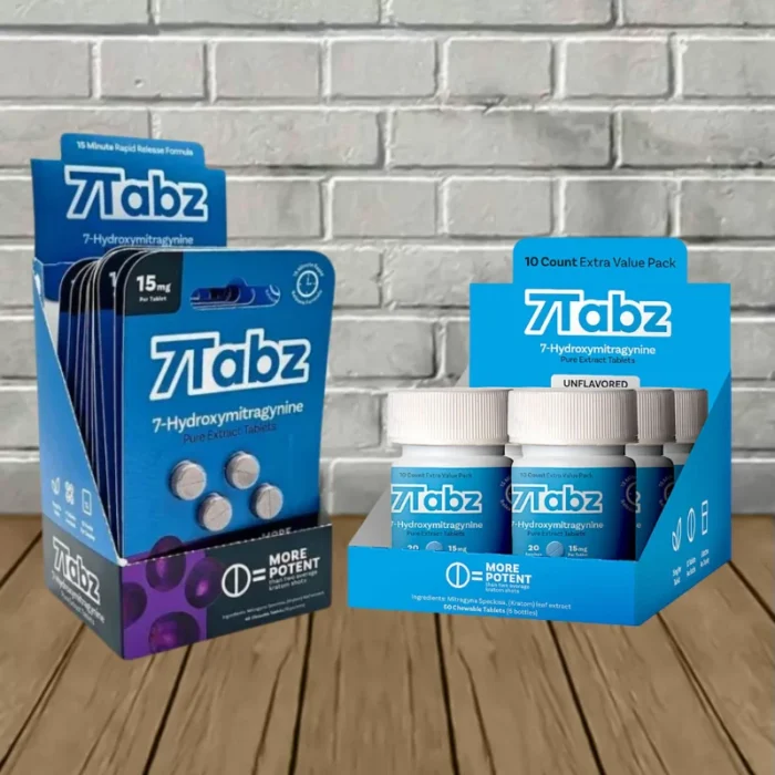 7Tabz Pure 7-Hydroxymitragynine Extract Tablets Full Case 15MG