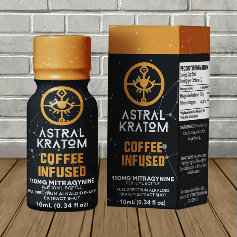 Astral Kratom Coffee Infused Kratom Extract Shot 10ml