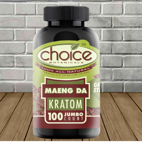 Choice Botanicals Green Maeng Da Jumbo Kratom Capsules