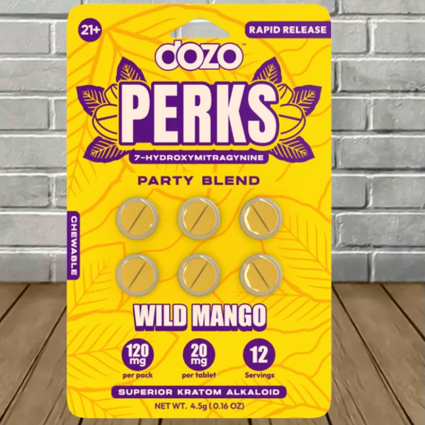 Dozo PERKS 7-Hydroxymitragynine Tablets 6ct