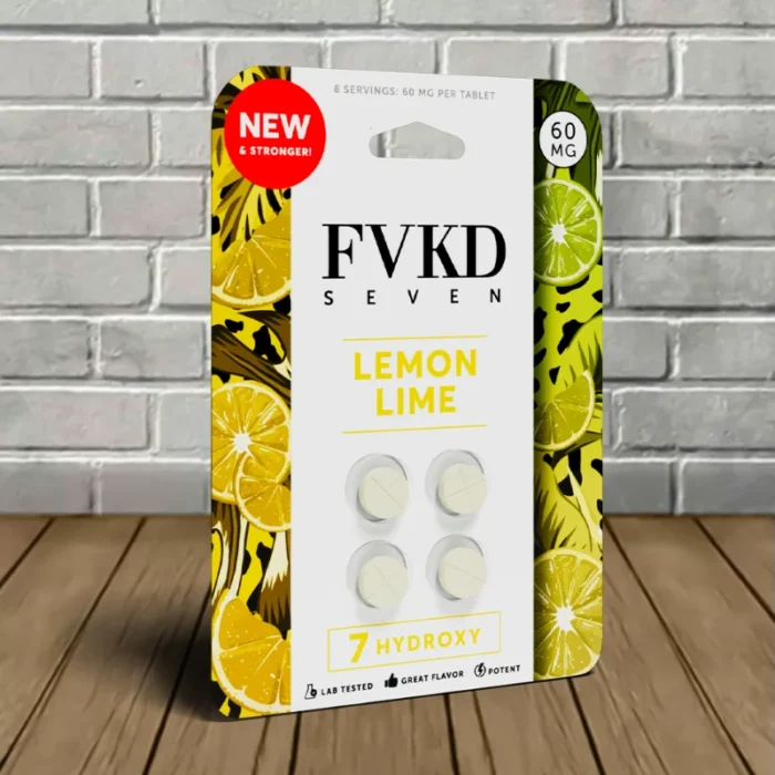 FVKD-Seven-7-Hydroxy-High-Potency-240mg-4ct-Lemon-Lime-Single-4ct-Blister-Pack FVKD-Seven-7-Hydroxy-High-Potency-240mg-4ct-Lemon-Lime-Single-4ct-Blister-Pack