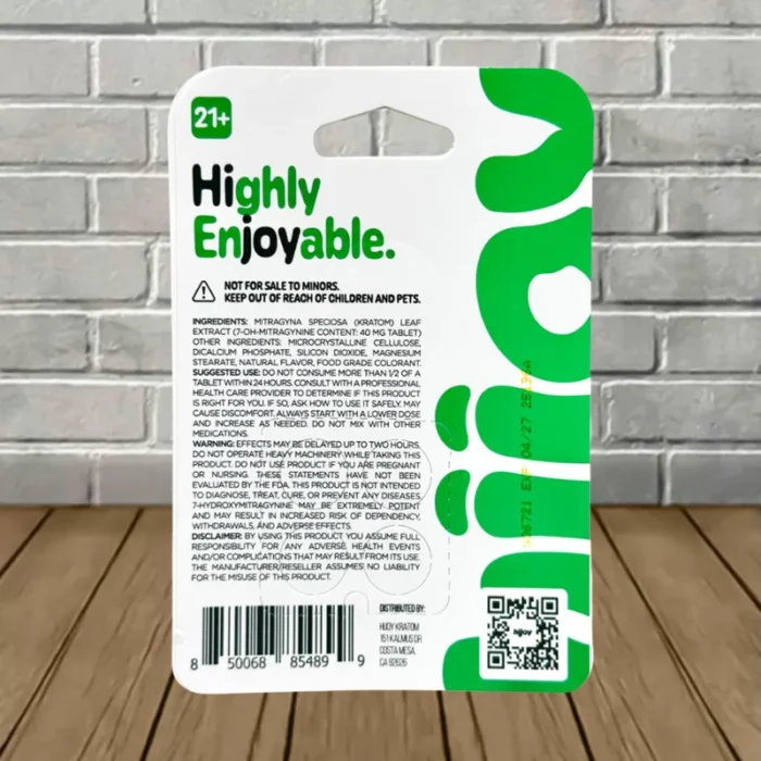 Hijoy-7-Hydroxy-Extra-Strength-40mg-Tablets-Watermelon-4ct-Blister-Pack-Supplement-Facts Hijoy-7-Hydroxy-Extra-Strength-40mg-Tablets-Watermelon-4ct-Blister-Pack-Supplement-Facts