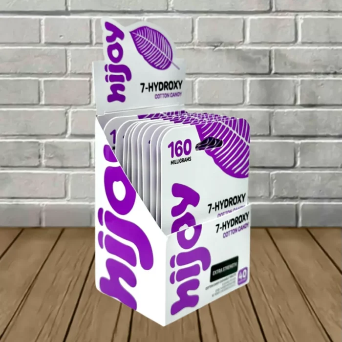 Hijoy-7-Hydroxy-Extra-Strength-BULK-DISPLAY-CASE-Cotton-Candy-Bulk-Display-Case-10-Blister-Packs-40-Tablets-total Hijoy-7-Hydroxy-Extra-Strength-BULK-DISPLAY-CASE-Cotton-Candy-Bulk-Display-Case-10-Blister-Packs-40-Tablets-total