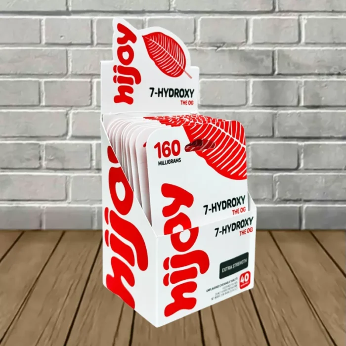 Hijoy-7-Hydroxy-Extra-Strength-BULK-DISPLAY-CASE-THE-OG-Bulk-Display-Case-10-Blister-Packs-40-Tablets-total Hijoy-7-Hydroxy-Extra-Strength-BULK-DISPLAY-CASE-THE-OG-Bulk-Display-Case-10-Blister-Packs-40-Tablets-total