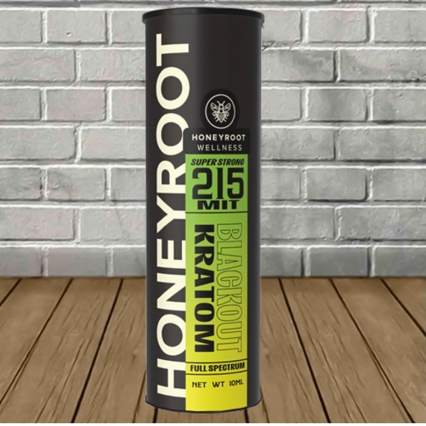 Honeyroot Full Spectrum Super Strong Blackout Kratom Shot 215mg