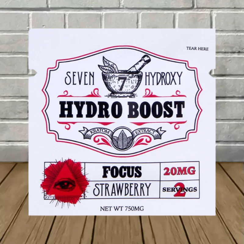 Hydro-Boost-7OH-Kratom-Extract-Tablets-20mg-Strawberry-FOCUS-Single-Pack
