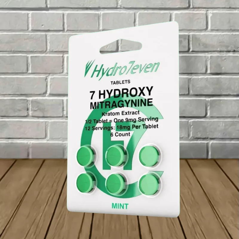 Hydro7even 7-Hydroxy Mitragynine Kratom Extract Tablets 6ct