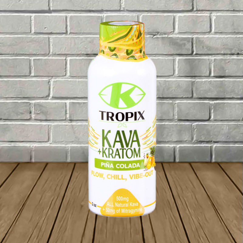 K-Tropix Kava + Kratom Extract Shot 2oz