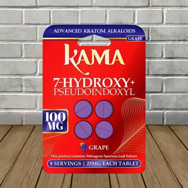 Kama-7-Hydroxy-Pseudo-Chewable-Tablets-100mg-Grape Kama-7-Hydroxy-Pseudo-Chewable-Tablets-100mg-Grape
