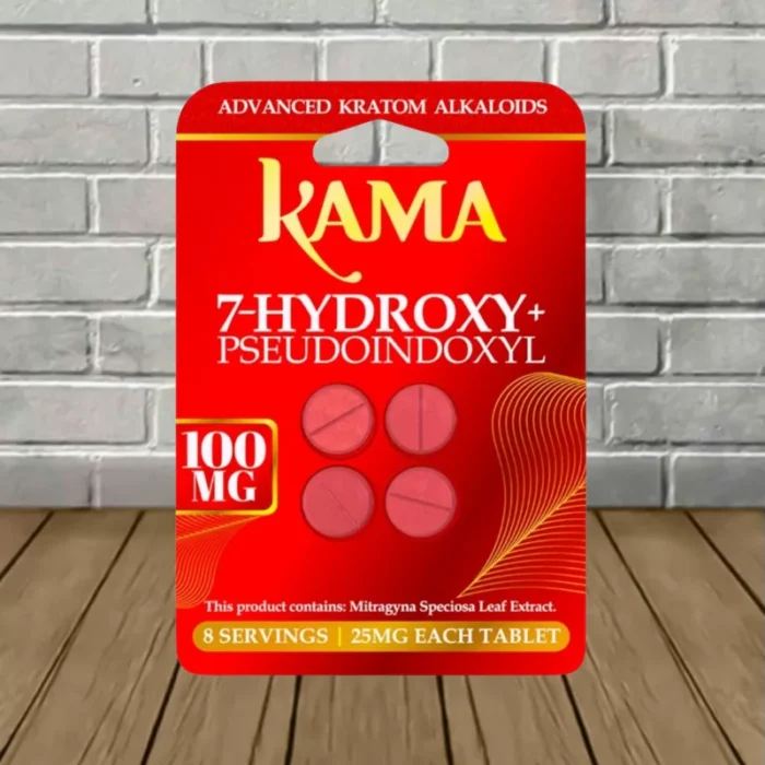 Kama-7-Hydroxy-Pseudo-Chewable-Tablets-100mg-Natural-4ct-Single-Blister-Pack Kama-7-Hydroxy-Pseudo-Chewable-Tablets-100mg-Natural-4ct-Single-Blister-Pack