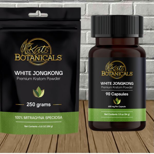Kats Botanicals White Jongkong Kratom