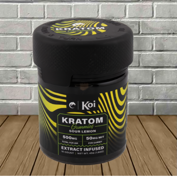 Koi-Kratom-Extract-Infused-Gummies-10ct-Jar-Sour-Lemon Koi-Kratom-Extract-Infused-Gummies-10ct-Jar-Sour-Lemon