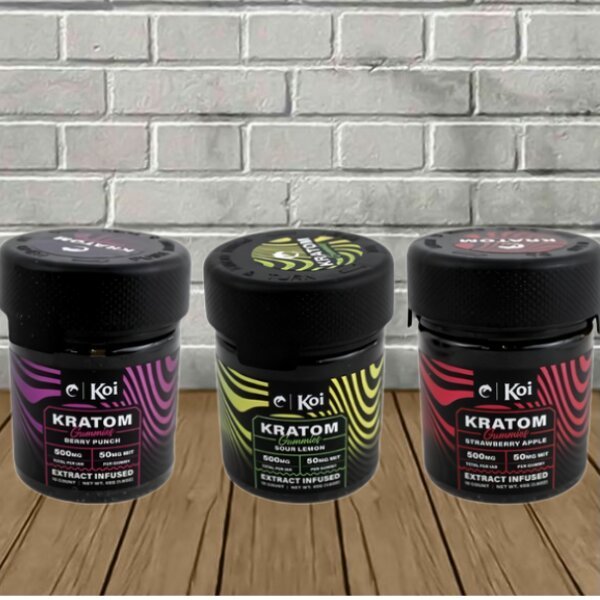 Koi Kratom Extract Infused Gummies