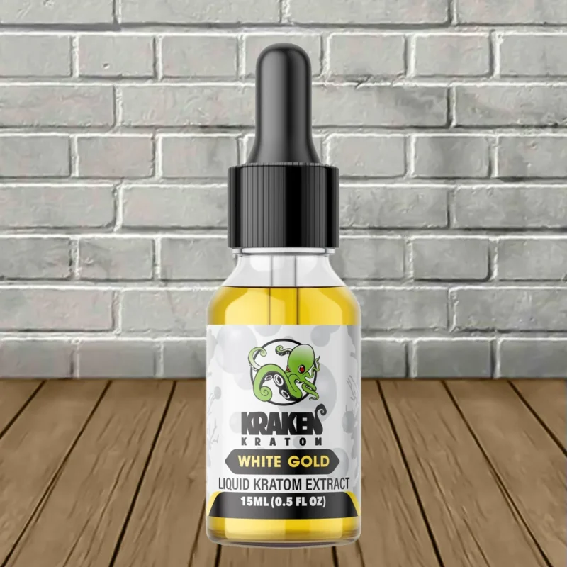Kraken Kratom White Gold Liquid Kratom Extract 15ml