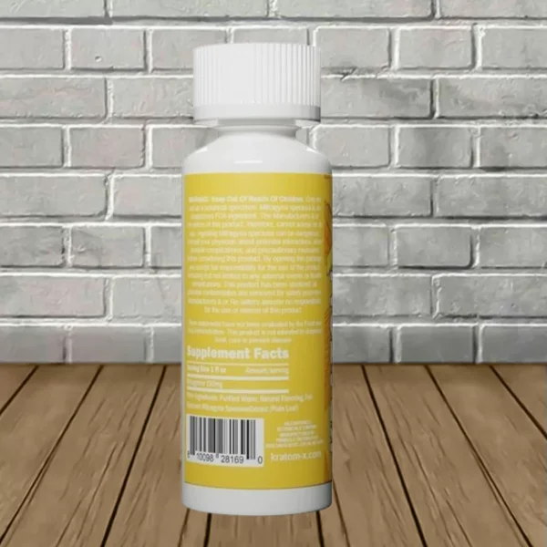 KratomX-Liquid-Kratom-Extract-Shot-1oz-Pineapple-Single-Bottle-Supplement-Facts KratomX-Liquid-Kratom-Extract-Shot-1oz-Pineapple-Single-Bottle-Supplement-Facts