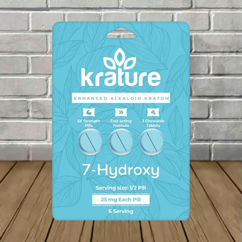 Krature 25mg 7-Hydroxy Tablets | 3ct Pack