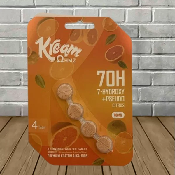 Kream 7OH Hydroxy + Pseudo Extract Tablets 4ct