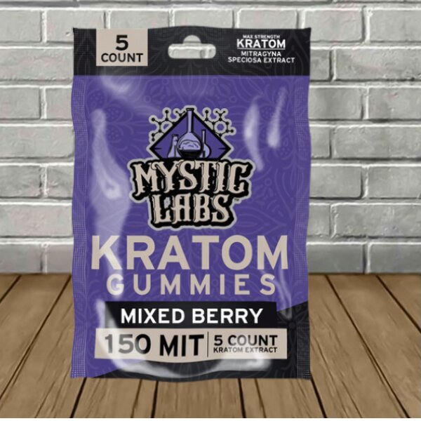 Mystic Labs Kratom Extract Gummies 150mit