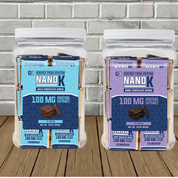 Nano K Kratom Extract Chocolate Minis 100mg