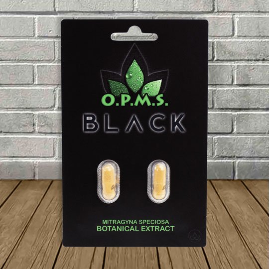 OPMS Black Kratom Extract Capsules