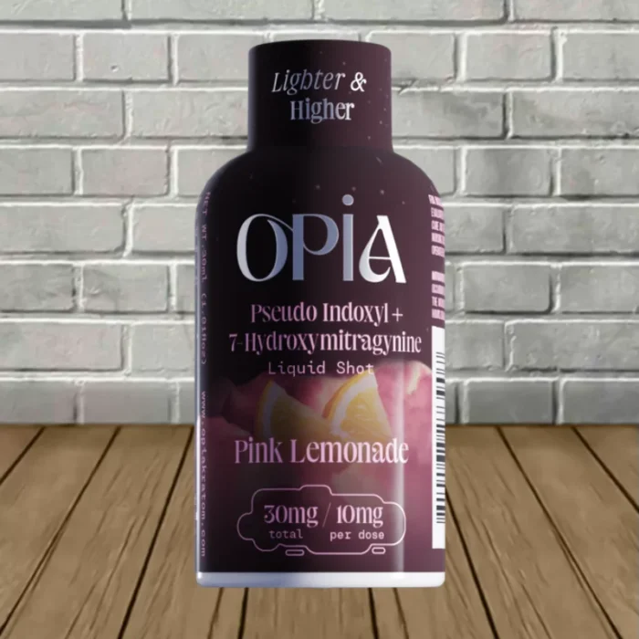 OPiA-Pseudoindoxyl-7-Hydroxymitragynine-Liquid-Shot-Pink-Lemonade OPiA-Pseudoindoxyl-7-Hydroxymitragynine-Liquid-Shot-Pink-Lemonade