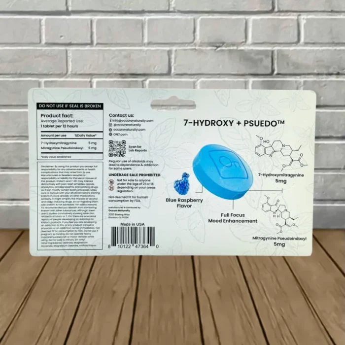 On7-7-hydroxy-Tablets-12ct-Blister-Pack-Blue-Raspberry-Focus-12ct-Blister-Pack-product-facts On7-7-hydroxy-Tablets-12ct-Blister-Pack-Blue-Raspberry-Focus-12ct-Blister-Pack-product-facts