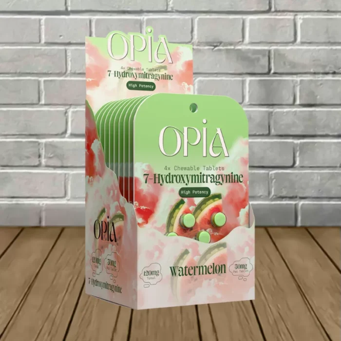 Opia-7-Hydroxy-High-Potency-Bulk-Case-Deal-Watermelon-10-Blister-packs-for-total-of-40-tablets Opia-7-Hydroxy-High-Potency-Bulk-Case-Deal-Watermelon-10-Blister-packs-for-total-of-40-tablets