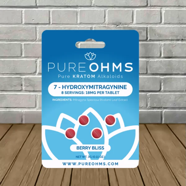 Pure Ohms 7-Hydroxymitragynine Tablets 4ct