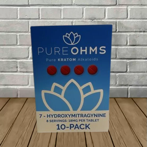 Pure Ohms 7-Hydroxymitragynine Tablets Full Case (10ct)