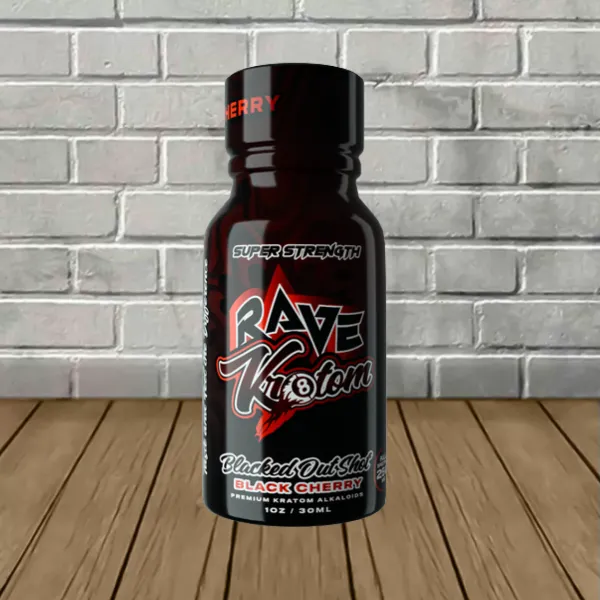 Rave Kratom Super Strength Blacked Out Shot 250mg