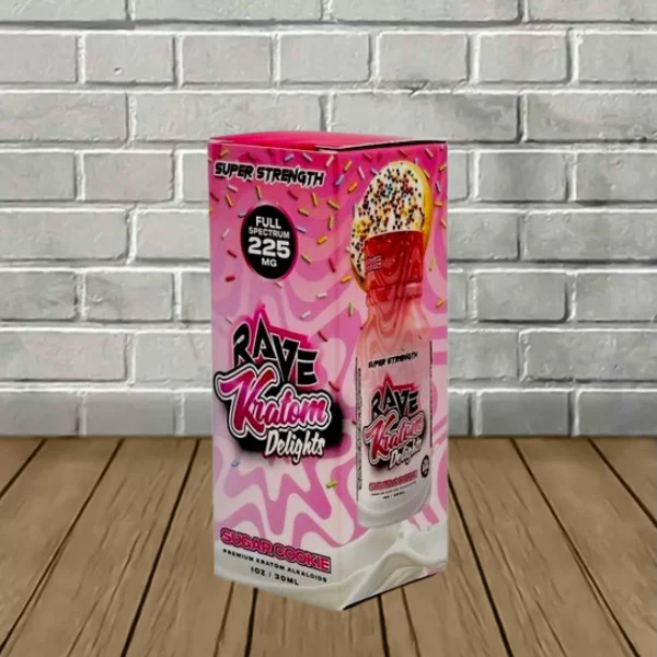 Rave Kratom Delights Super Strength Extract Shots 225mg