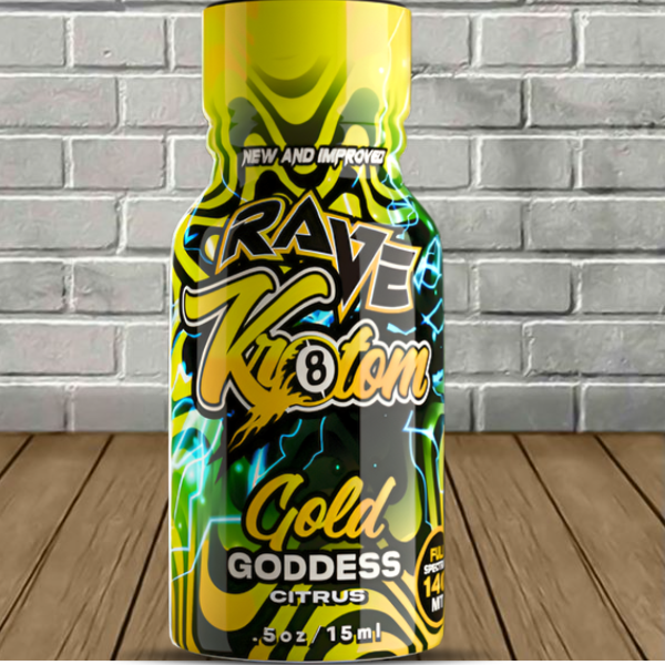 Rave Kratom Gold Goddess Extract Shot