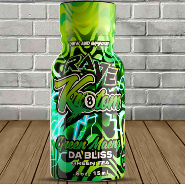 Rave Kratom Green Maeng Da Bliss Extract Shot