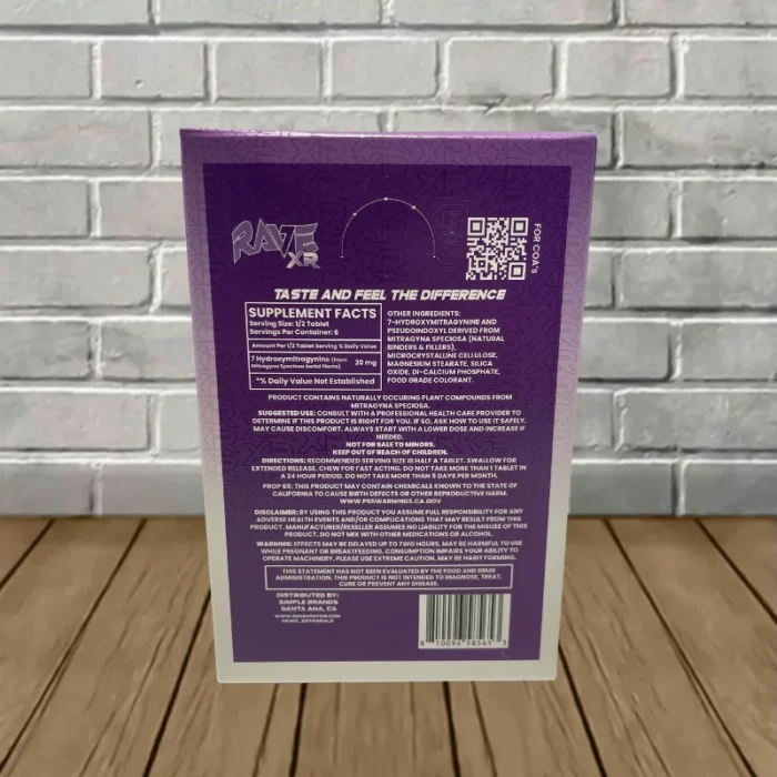Rave-XR-7OH-Pseudo-Super-Strength-Tablets-Case-Supplement-Facts Rave-XR-7OH-Pseudo-Super-Strength-Tablets-Case-Supplement-Facts