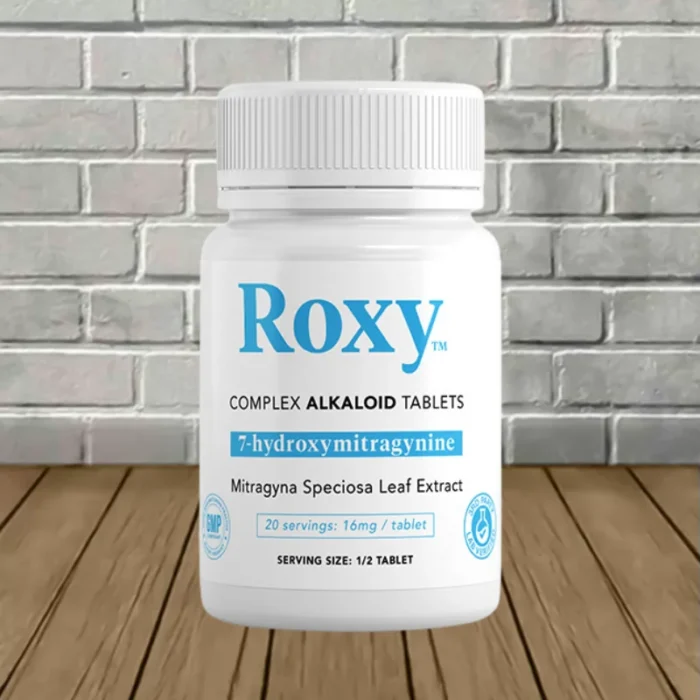 Roxy-7-Hydroxy-16mg-Complex-Alkaloid-Tablets-20ct-Jar-Mint Roxy-7-Hydroxy-16mg-Complex-Alkaloid-Tablets-20ct-Jar-Mint