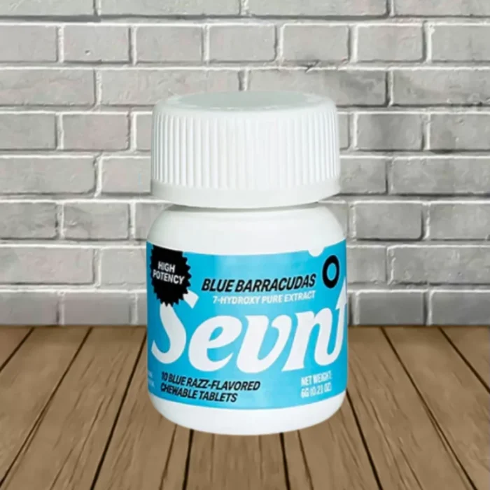 Sevn-7-Hydroxy-35mg-Tablet-Jar-Blue-Barracudas-Blue-Razz-Single-Jar Sevn-7-Hydroxy-35mg-Tablet-Jar-Blue-Barracudas-Blue-Razz-Single-Jar