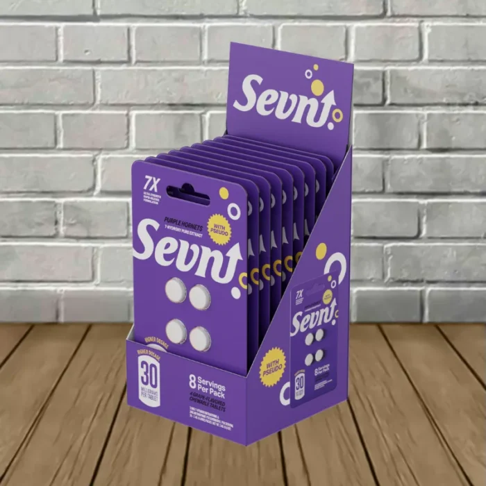 Sevn-7-Hydroxy-Pseudo-4ct-Tablets-Bulk-Case-Deal-Purple-Hornets-10-Blister-Packs-BULK-CASE-DEAL Sevn-7-Hydroxy-Pseudo-4ct-Tablets-Bulk-Case-Deal-Purple-Hornets-10-Blister-Packs-BULK-CASE-DEAL