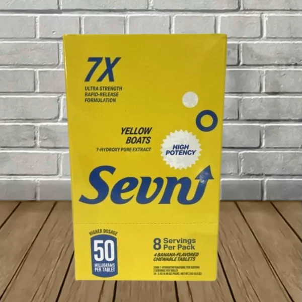 Sevn Ultra Strength 7-Hydroxy Chewable Extract Tablets Full Case 10ct