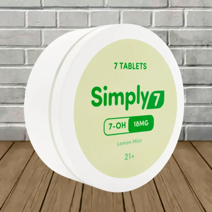 Simply7-7-Hydroxymitragynine-7ct-Extract-Tablets-Lemon-Mint-Single-Can-18mg-White Simply7-7-Hydroxymitragynine-7ct-Extract-Tablets-Lemon-Mint-Single-Can-18mg-White