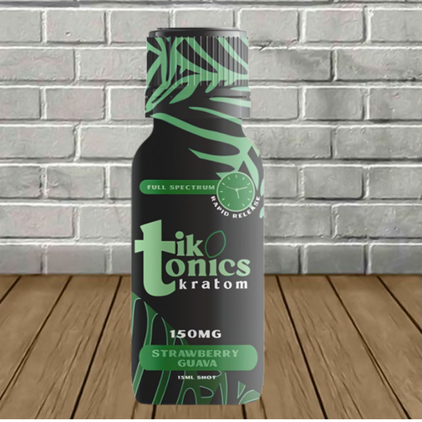 TikTonics Kratom Extract Shot 15ml | Strawberry Guava