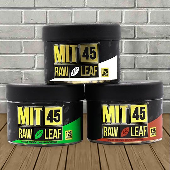 MIT45 RAW Kratom Capsules
