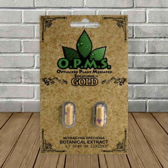 OPMS Gold Kratom Extract Capsules